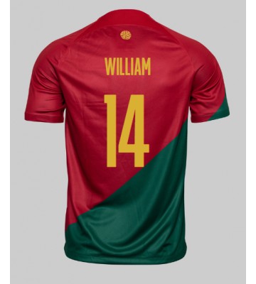 Portugal William Carvalho #14 Hemmatröja VM 2022 Korta ärmar